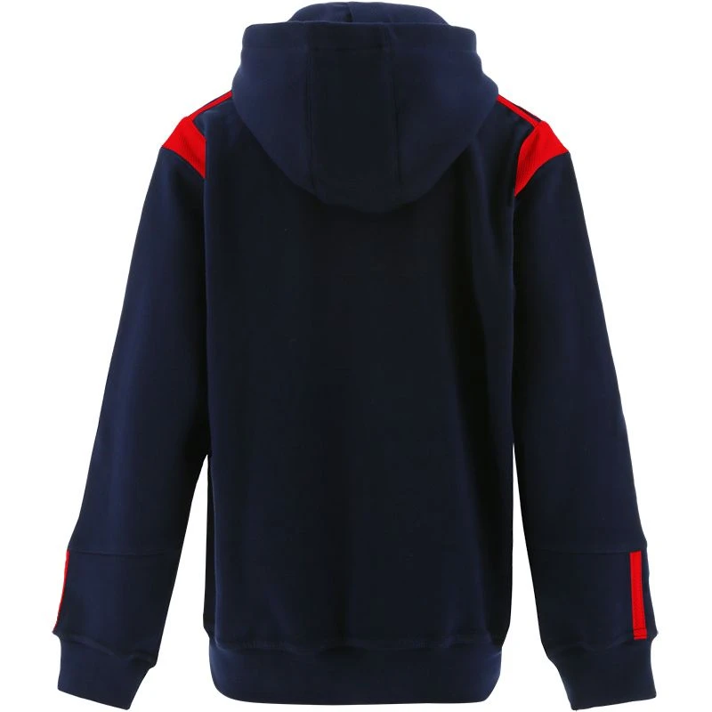 Kids' Loxton Hooded Top Marine / Red - Image 2