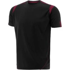 Men's Loxton T-Shirt Black / Maroon