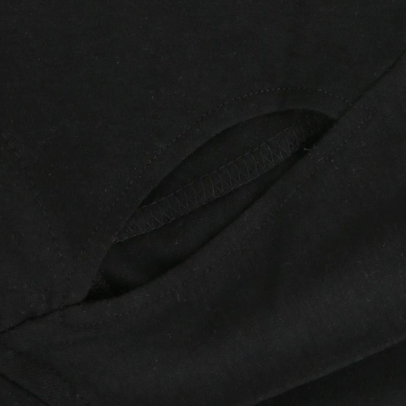 Women's Madison Cotton T-Shirt Black - Image 7