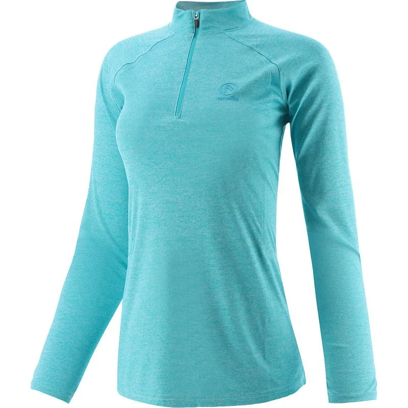 Women's Madison Half Zip Midlayer Top Blue - Image 2