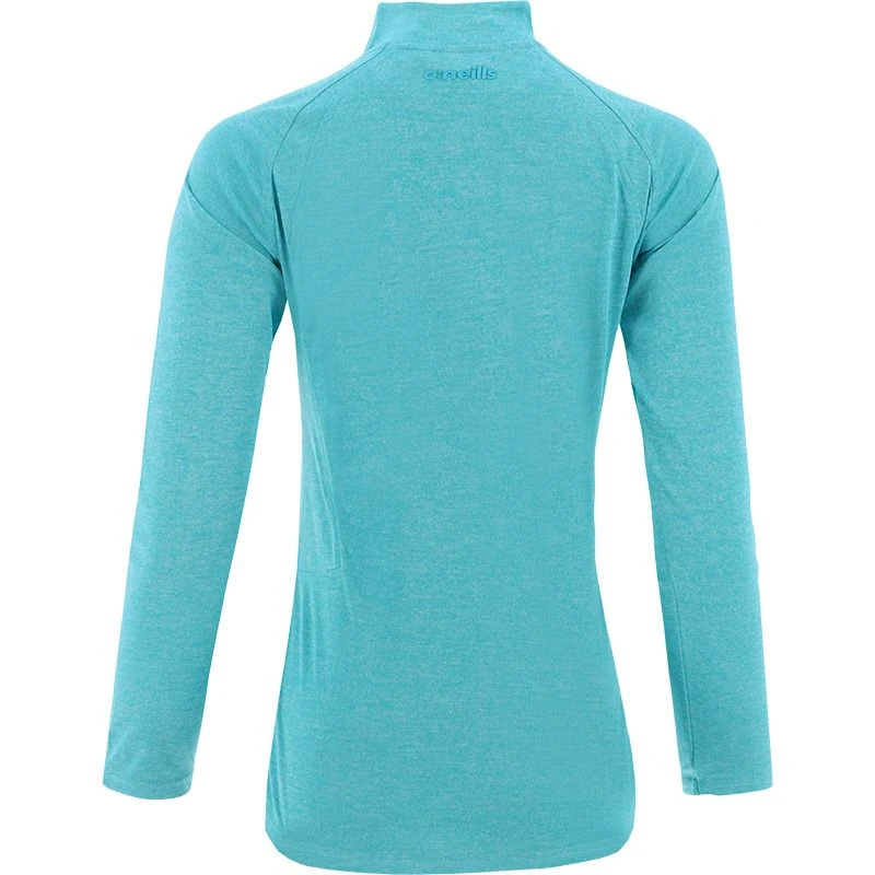 Women's Madison Half Zip Midlayer Top Blue - Image 3
