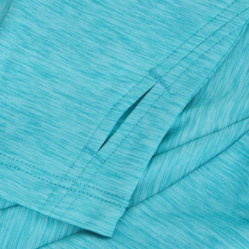 Women's Madison Brushed Half Zip Top Blue - Image 4