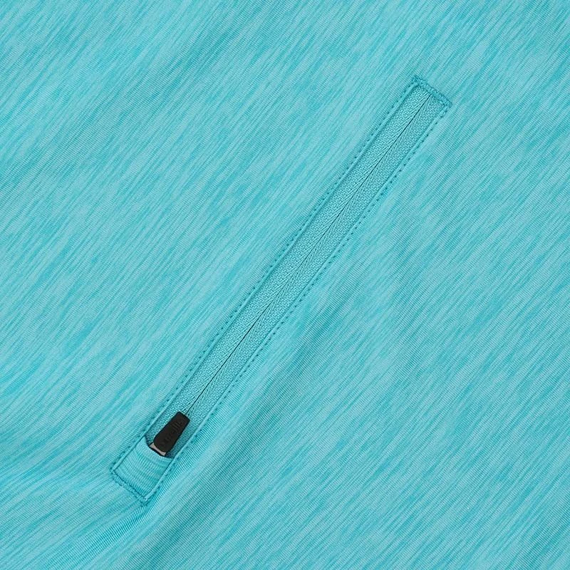 Women's Madison Brushed Half Zip Top Blue - Image 5