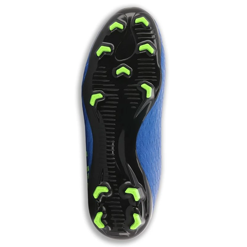 Mamba Firm Ground Laced Football Boots Youth Royal / Lime - Image 4