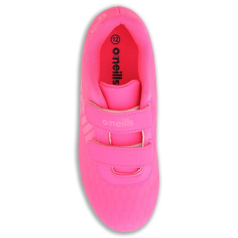 Mamba Firm Ground Velcro Football Boots Pre-School Pink - Image 3