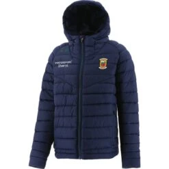 Mayo GAA Kids' Harlem Hooded Padded Jacket Marine / Bottle / Red