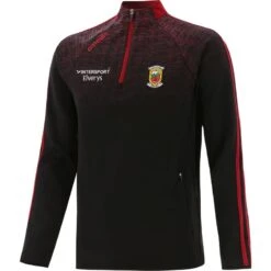 Mayo GAA Men's Ohio Hybrid Half Zip Top Black / Red