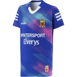 Mayo GAA Kids' Short Sleeve Training Top Royal / Green