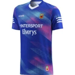 Mayo GAA Player Fit Short Sleeve Training Top Royal / Green