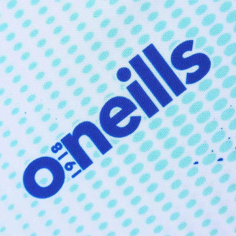 Mayo GAA Kids' Short Sleeve Training Top White / Royal - Image 6