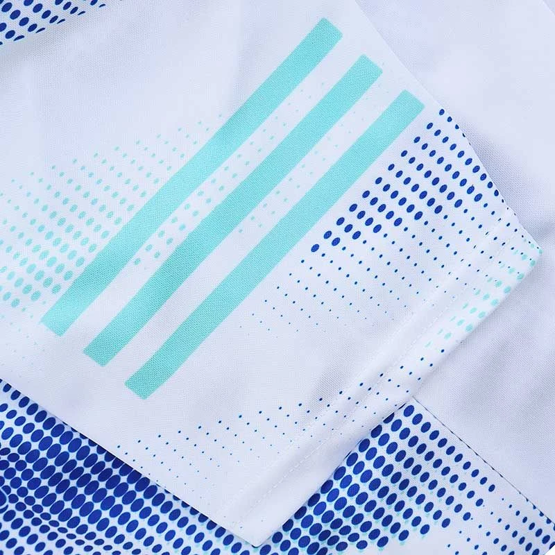 Mayo GAA Kids' Short Sleeve Training Top White / Royal - Image 8