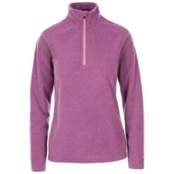 Trespass Women's Half Zip Fleece Wild Purple