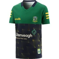 Meath GAA Hurling Kids' Short Sleeve Training Top Marine / Bottle