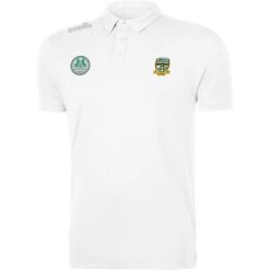 Meath GAA Men's Pima Cotton Polo Shirt White