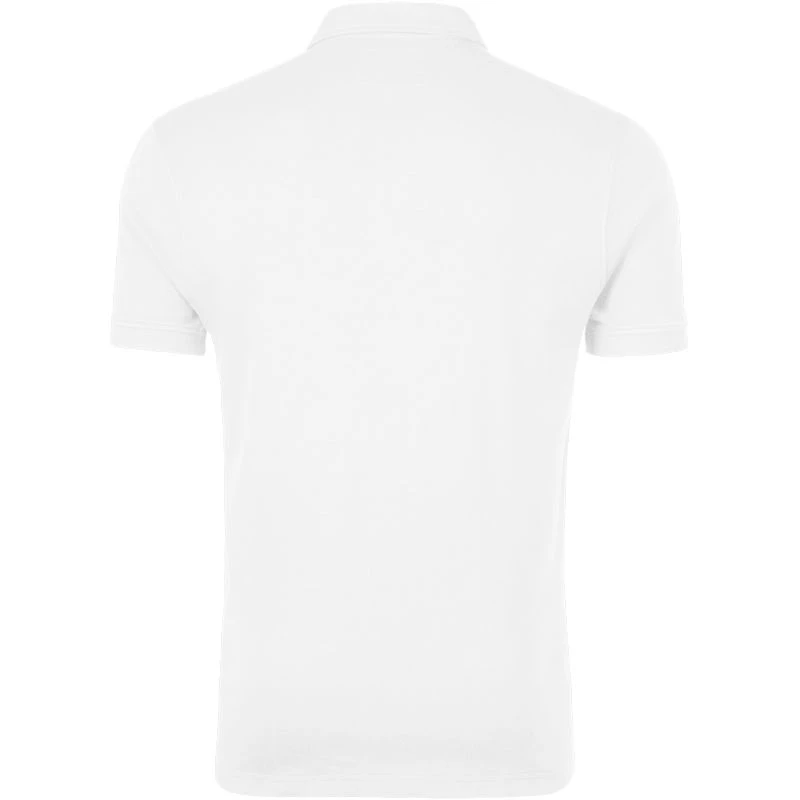 Laois GAA Men's Pima Cotton Polo Shirt White - Image 2