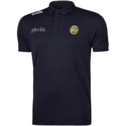 Offaly GAA Men's Pima Cotton Polo Shirt Marine