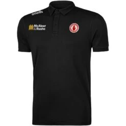 Tyrone GAA Men's Pima Cotton Polo Shirt Black