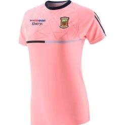 Mayo GAA Women's Dolmen T-Shirt Pink / Marine / Purple