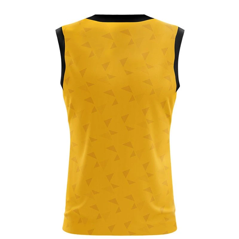 Offaly GAA Hurling Training Vest Amber - Image 2