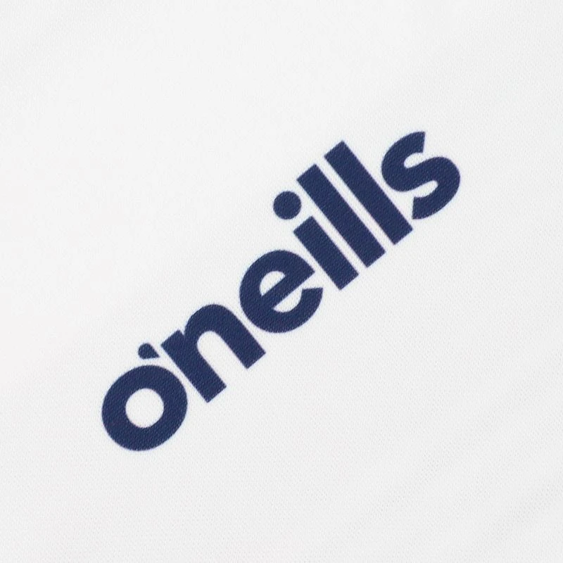 Monaghan GAA Kids' Short Sleeve Training Top White / Marine - Image 3