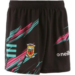 Mayo GAA Kids' Training Shorts Black / Green