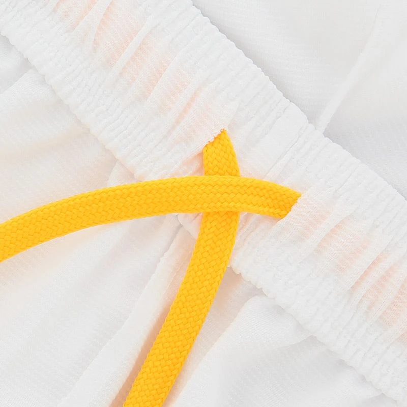 Kids' Mourne Shorts White / Green Shadow / Amber - Image 6