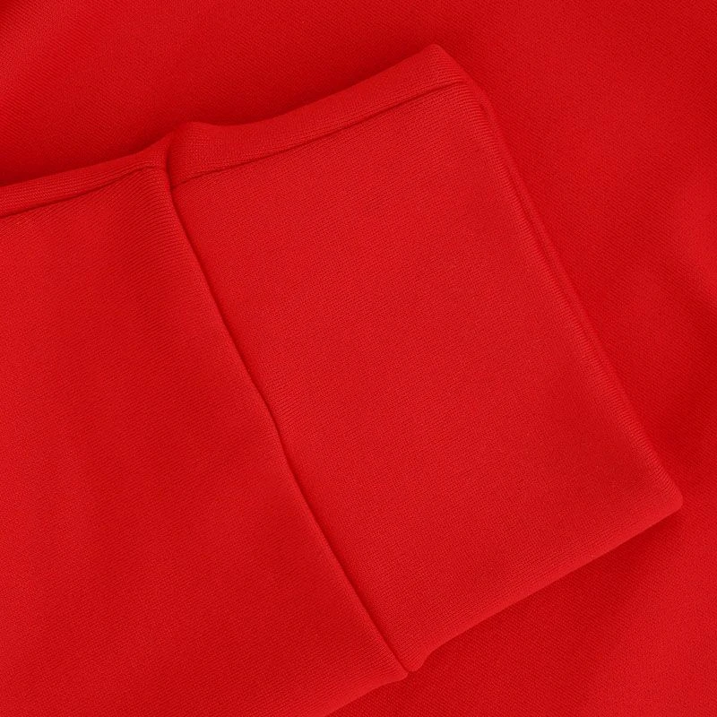 Men's Nathan Technical Fleece Overhead Hoodie Red / Silver - Image 5