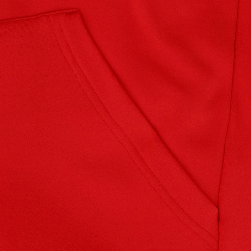 Men's Nathan Technical Fleece Overhead Hoodie Red / Silver - Image 6