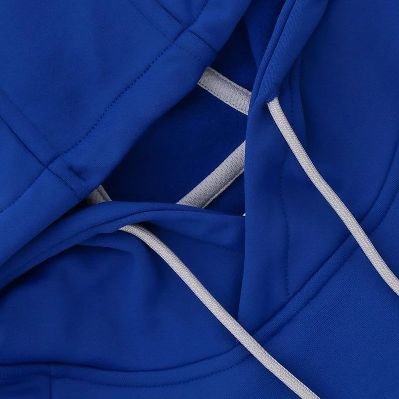 Men's Nathan Technical Fleece Overhead Hoodie Royal / Silver - Image 4