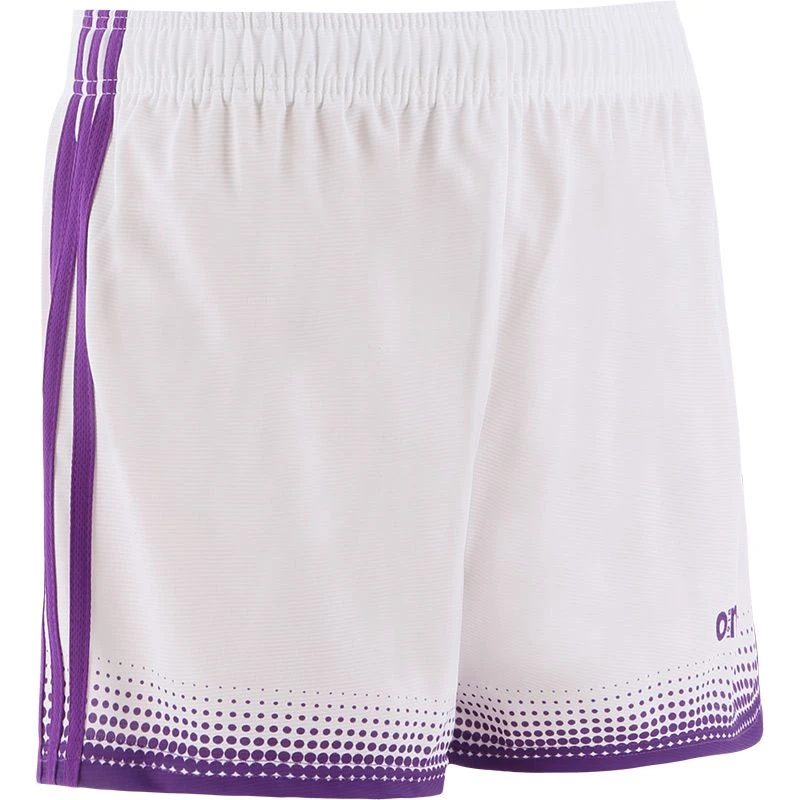 Kids' Nelson Shorts White / Purple - Image 2