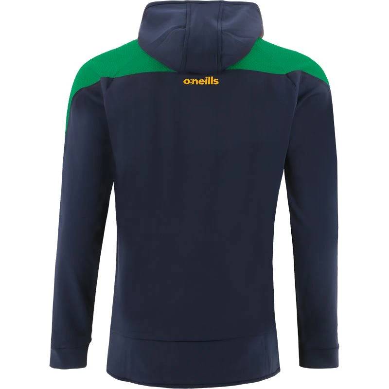 Donegal GAA Men's Nevada Fleece Pullover Hoodie Marine / Green / Amber - Image 2