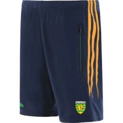 Donegal GAA Kids' Nevada Training Shorts Marine / Amber / Green