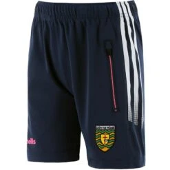Donegal GAA Kids' Nevada Training Shorts Marine / White / Pink