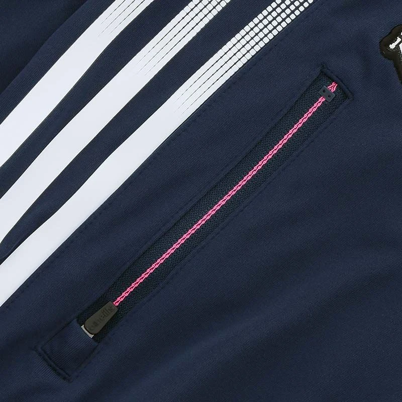 Donegal GAA Kids' Nevada Training Shorts Marine / White / Pink - Image 4