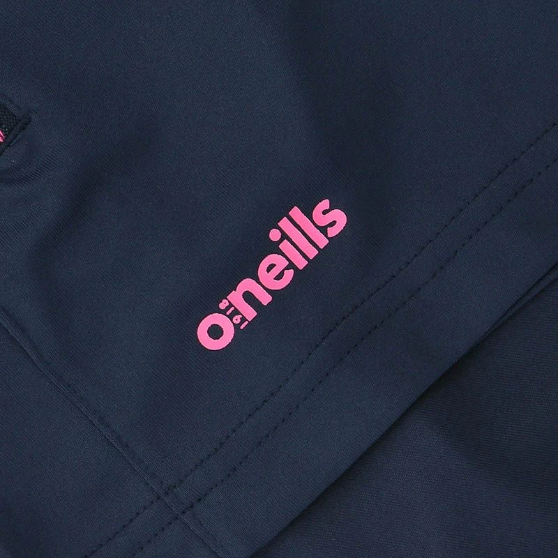 Donegal GAA Kids' Nevada Training Shorts Marine / White / Pink - Image 6