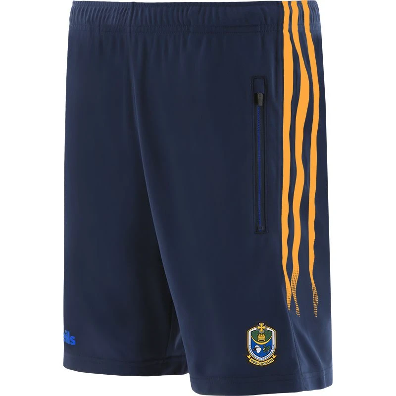 Roscommon GAA Kids' Nevada Training Shorts Marine / Amber / Royal