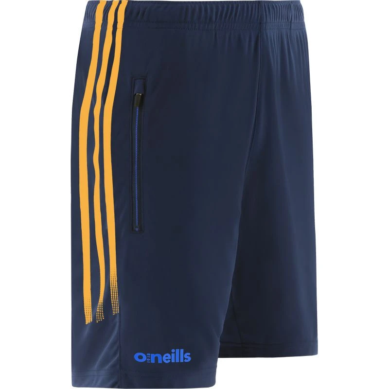 Roscommon GAA Kids' Nevada Training Shorts Marine / Amber / Royal - Image 2