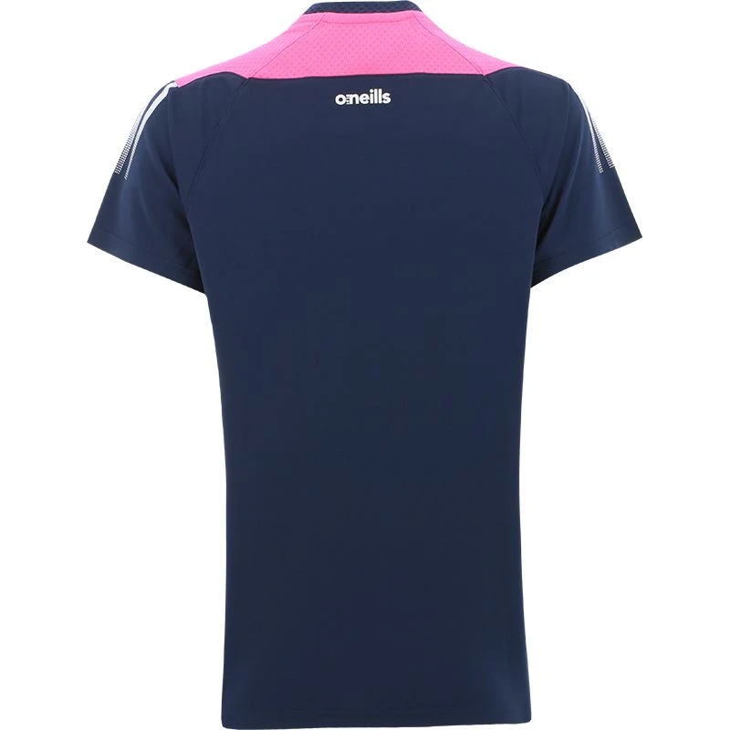 Longford GAA Women's Nevada T-Shirt Marine / Pink / White - Image 2