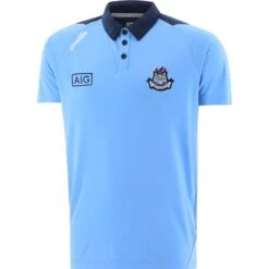 Dublin GAA Men's Nevada Polo Shirt Sky / Marine / White