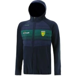 Donegal GAA Kids' Nevada Lightweight Hooded Padded Jacket Marine / Bottle