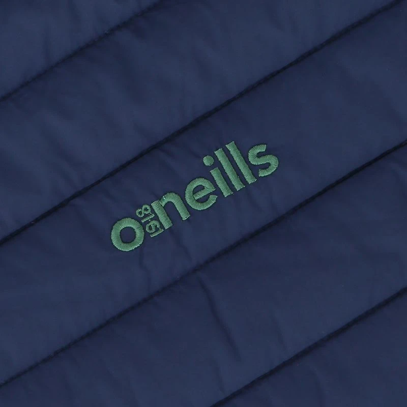 Mayo GAA Men's Nevada Lightweight Hooded Padded Jacket Marine / Bottle - Image 5