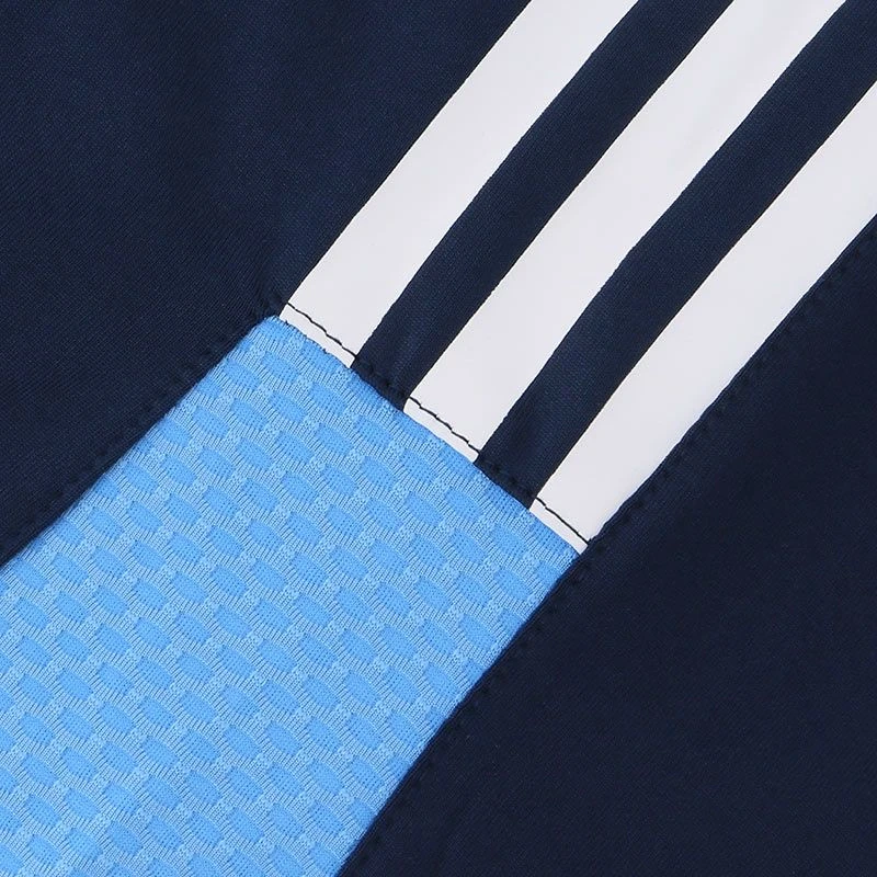 Dublin GAA Kids' Nevada Brushed Crew Neck Sweatshirt Marine / Sky / White - Image 5