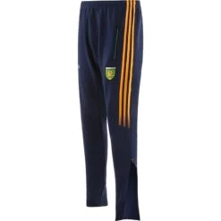 Donegal GAA Kids' Nevada Hybrid Skinny Tracksuit Bottoms Marine / Amber / Green