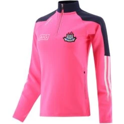 Dublin GAA Women's Nevada Hybrid Half Zip Top Pink / Marine / White