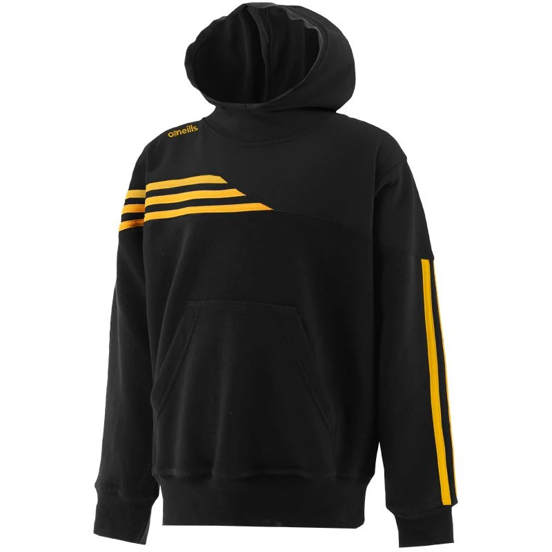 Kids' Nevis Fleece Overhead Hoodie Black / Amber