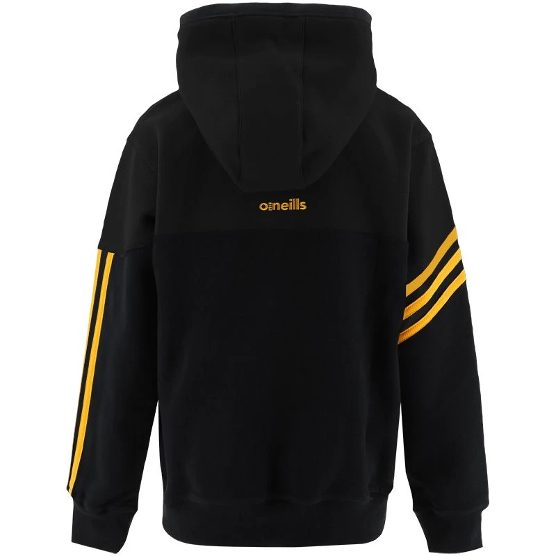 Kids' Nevis Fleece Overhead Hoodie Black / Amber - Image 2