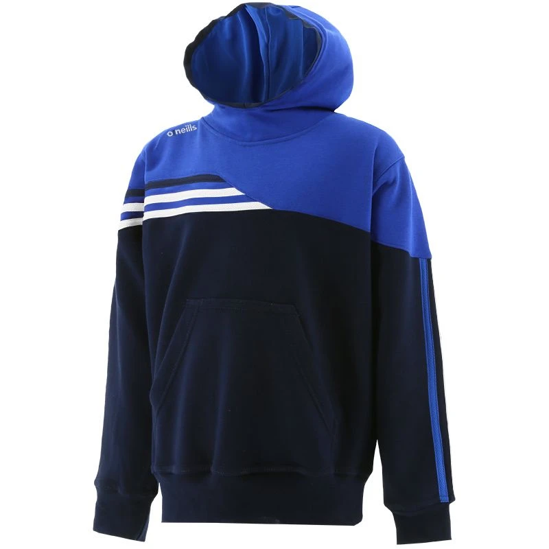 Kids' Nevis Fleece Overhead Hoodie Marine / Royal / White