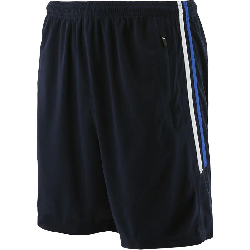 Kids' Nevis Training Shorts Marine / Royal / White - Image 2