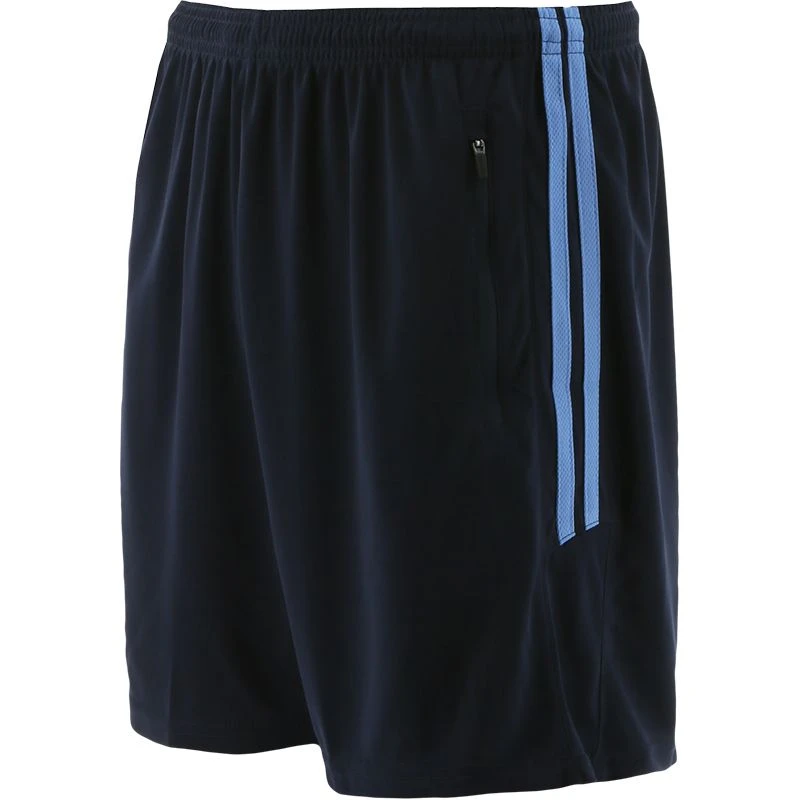 Kids' Nevis Training Shorts Marine / Sky - Image 2