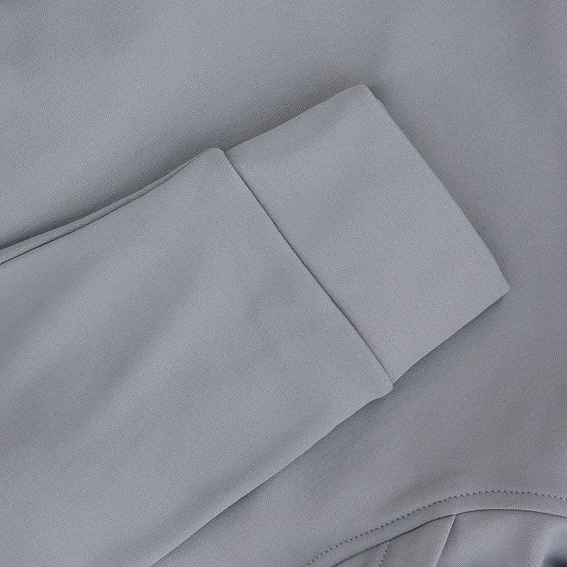 Men's Niall Overhead Fleece Hoodie Grey - Image 5